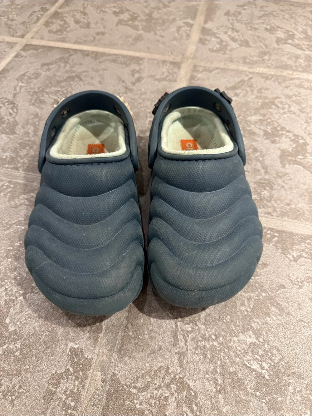 Kids Blue Slip-On Crocs Shoes